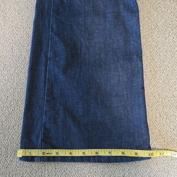 Frankie B Vintage Y2K Low Rise Dark Wash Flare Jeans - Size 8 - Picture 12 of 14